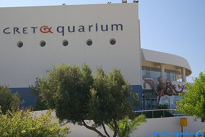 Creteaquarium. Budova aquária na Kréte - Gouves