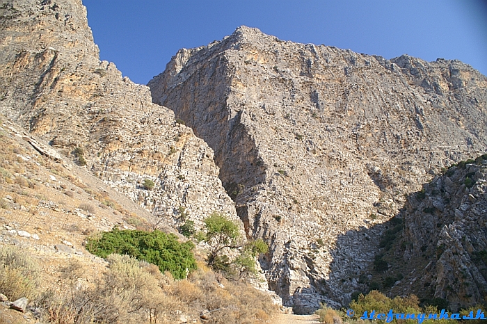 Ha canyon, pohľad od kaplnky