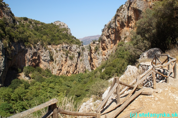 Agios Antonios gorge, Kréta, Stefanynka, Pohľad z vyhliadky