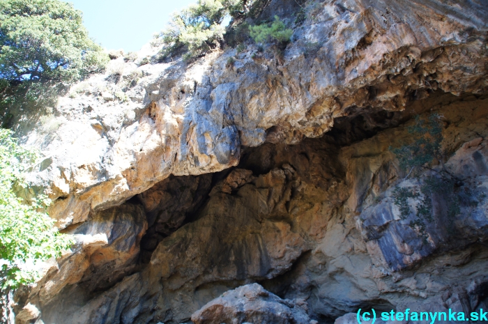 Platania gorge, Kréta, Stefanynka - Panova jaskyňa