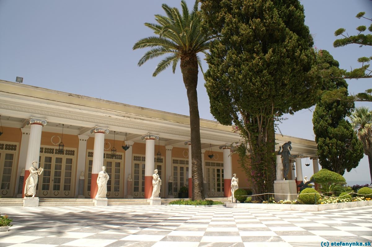 Achillion, Korfu - palác Sisi