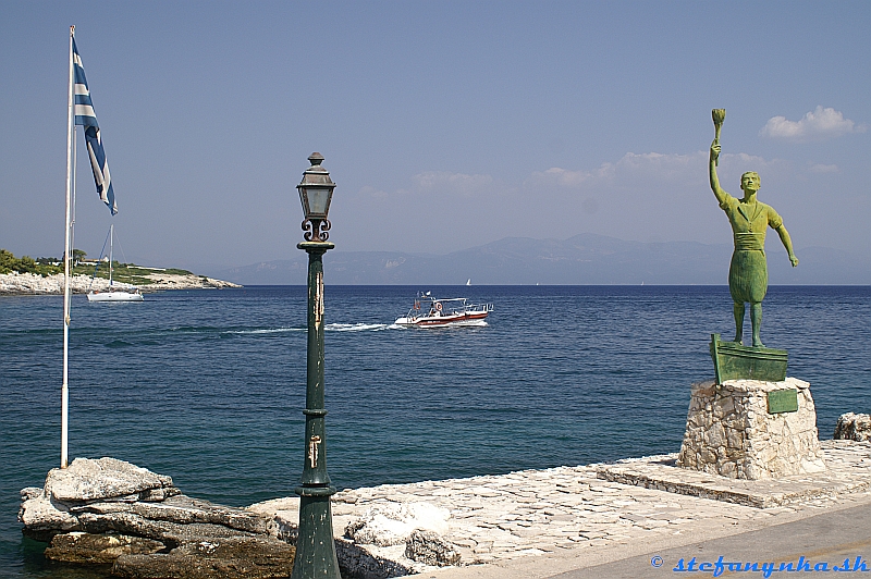 Paxos, prístav Gaios (vraj Anemoiannis - zelený muž)