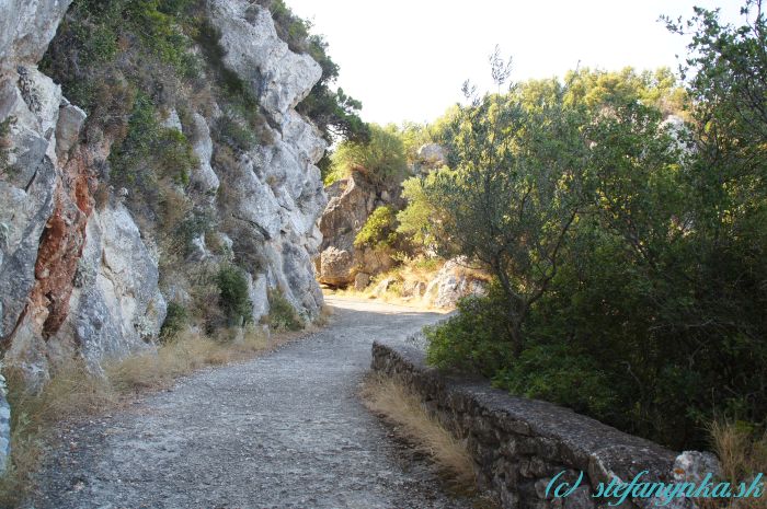 Kalderimi - vrchná časť, Agios georgios ton Pagi, Korfu