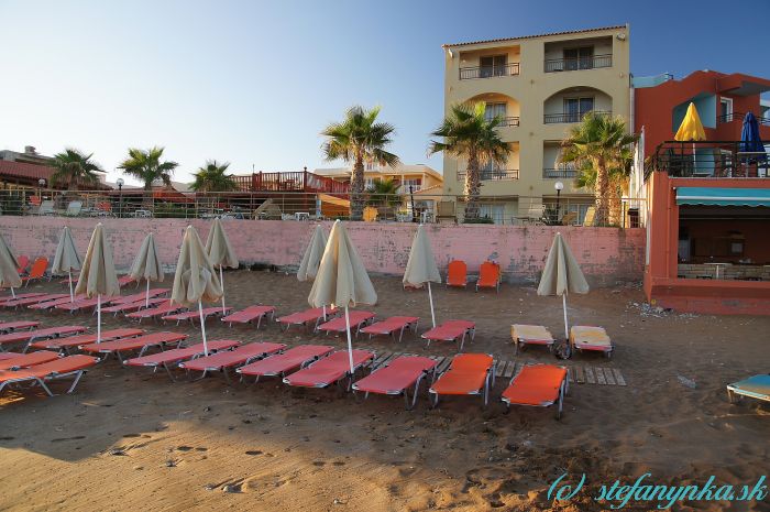 Hotel Agelia Beach, Sfakaki - pláž (hotelová časť)