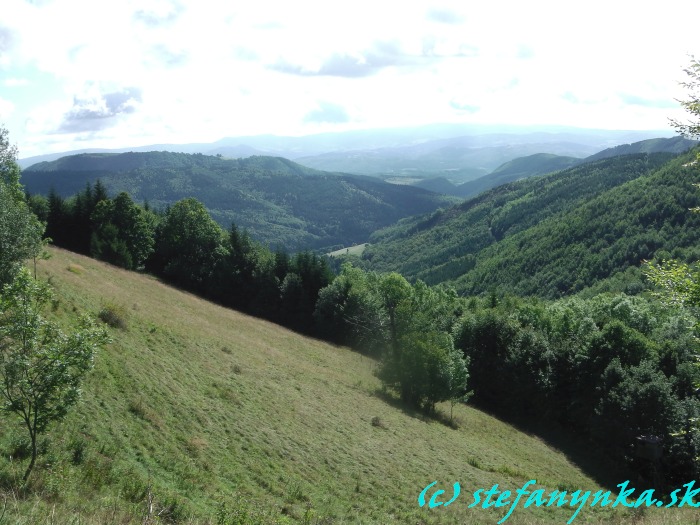 Pohľad smerom na Baláže a Bukovinu v pozadí