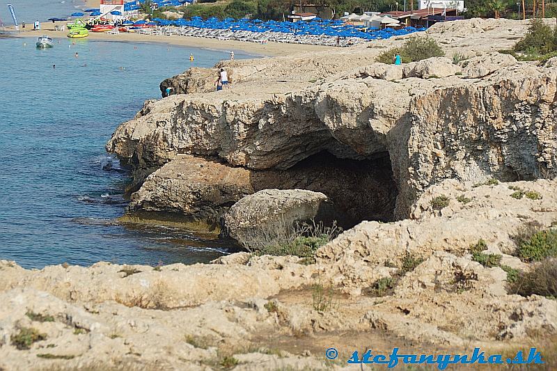 Morské jaskyne pri Agia Napa