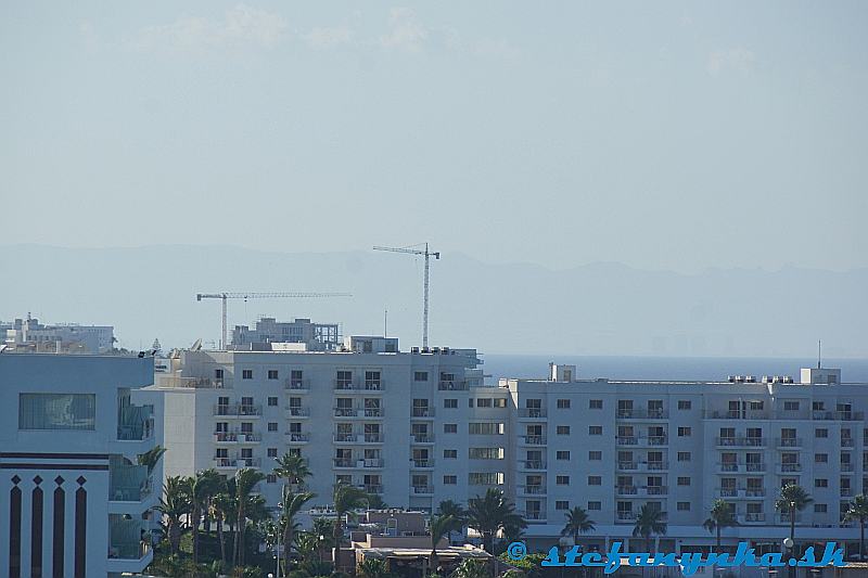 Hotel Silver Sands, Protaras, Cyprus - pohľad smerom na Paralimni