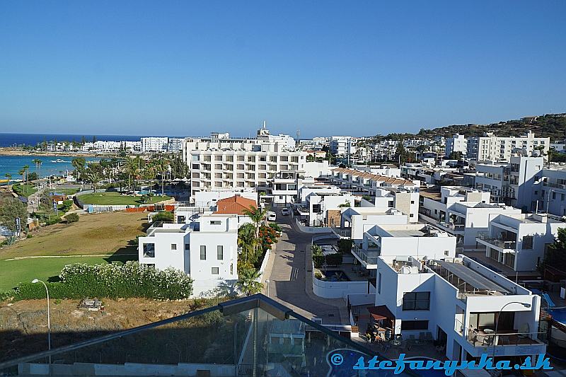 Protaras - pohľad z hotela Silver Sands na Fig Tree Bay