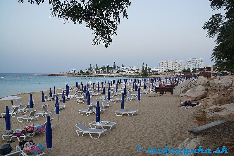 Protaras - pláž Fig Tree Bay