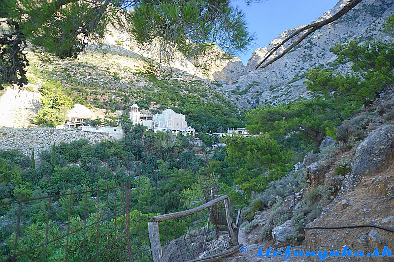 Rouvas gorge. Agios Nikolaos monastery