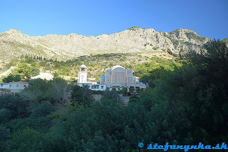 Rouvas gorge. Agios Nikolaos monastery