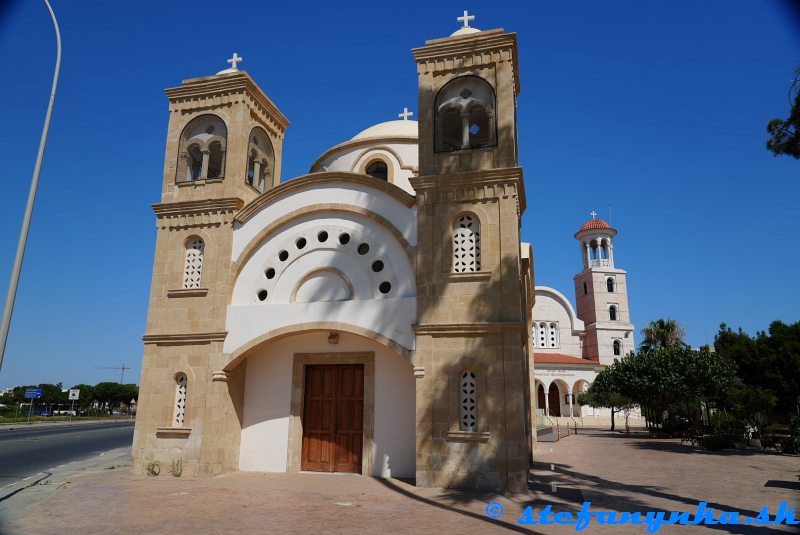 Larnaka. Kostoly Faneromeni Larnaka. Kostoly Faneromeni