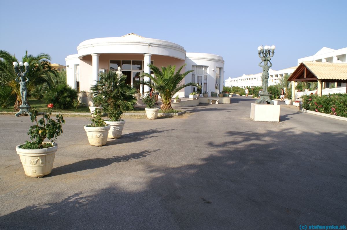 Hotel Palm Beach, Agios Georgios, Korfu. 