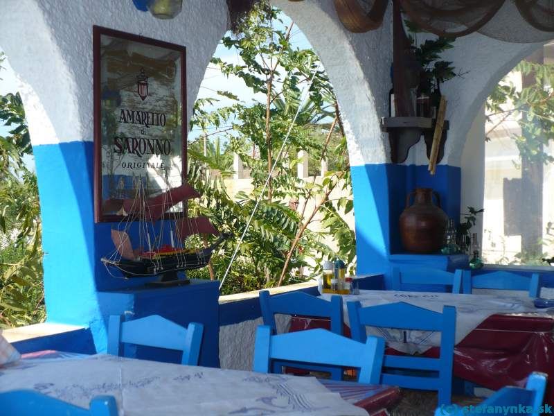 Korfu, Agios Georgios north, taverna Malibu
