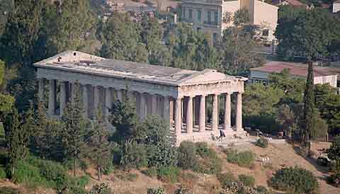 Akropola, Atény. Pohľad z Akropoly