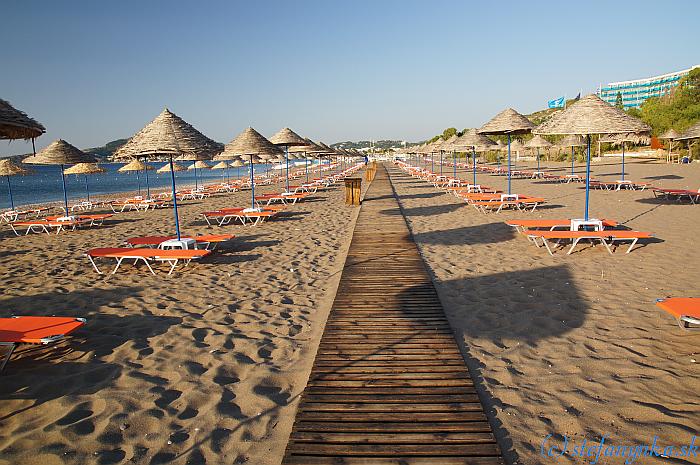 Pegasos Beach, Faliraki, Rodos - pláž