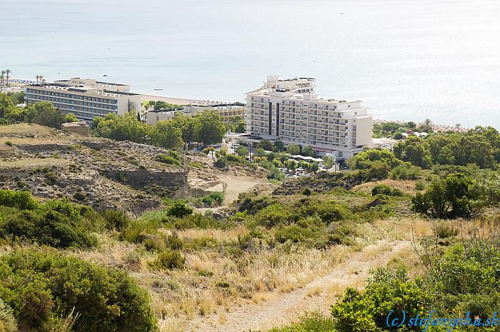 Agia Sofia, Faliraki. Pohľad na Pegasos Beach hotel