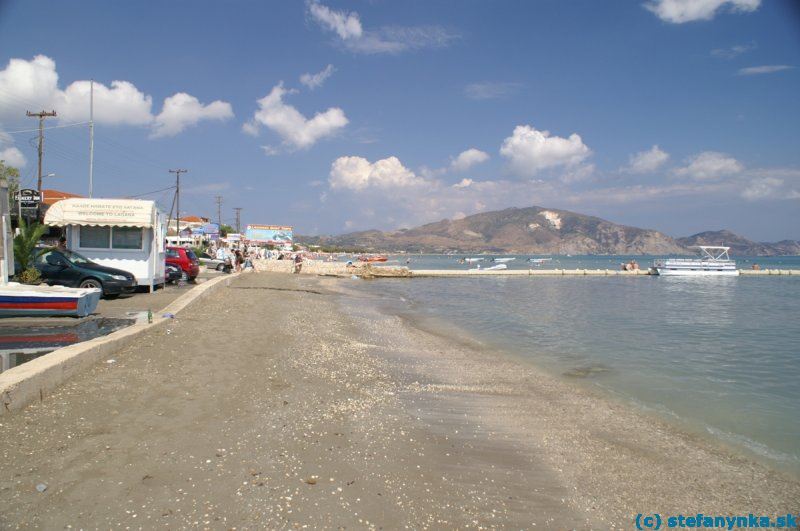 Stredisko Laganas na ostrove Zakynthos