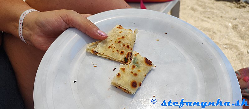 Hotel Nerton, Side, Turecko 2025 - Gozleme (bolo)